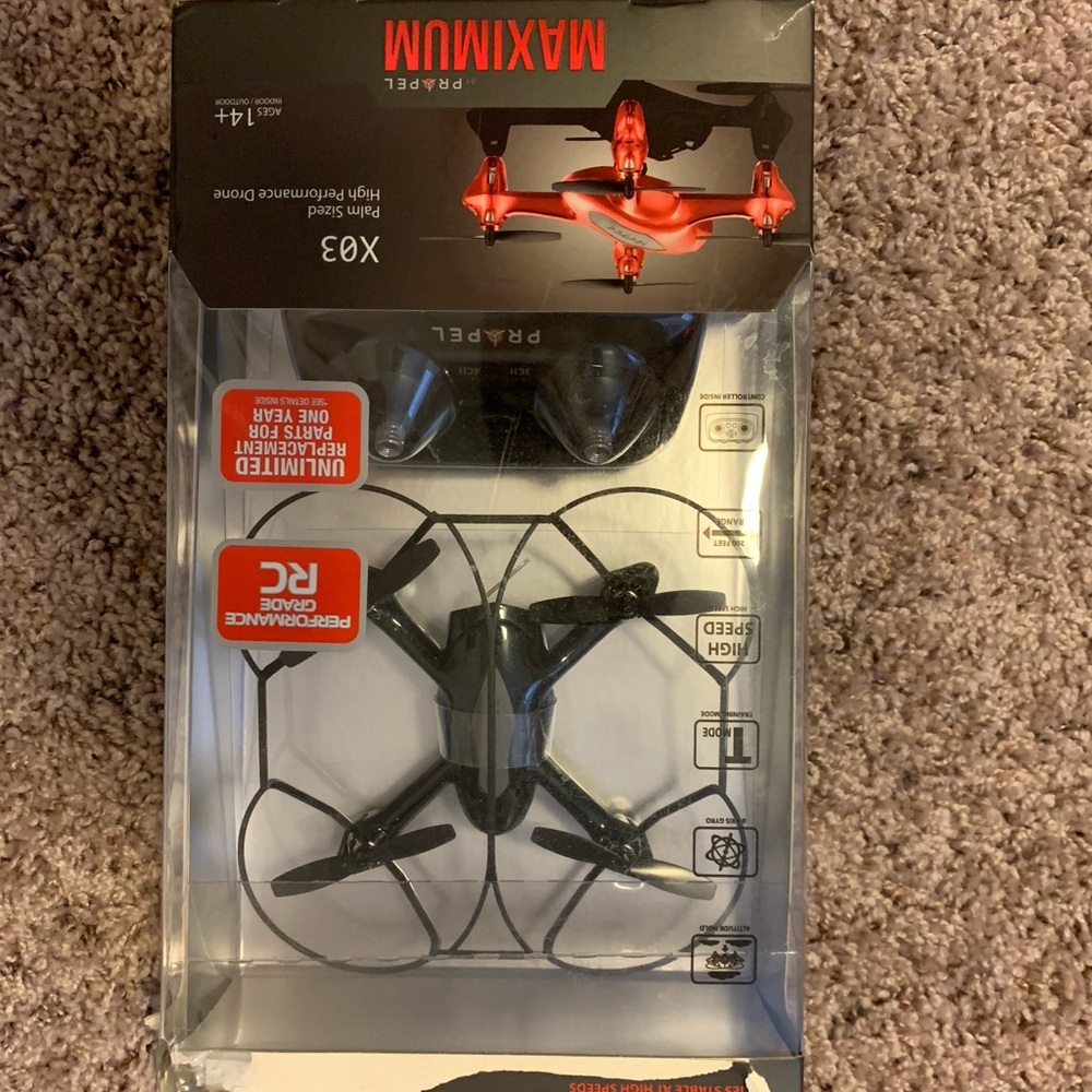 Propel X03 palm sized high performance drone